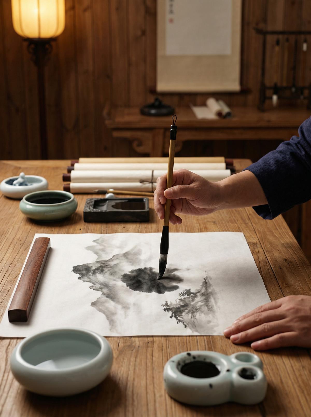 糖心Vlog 糖心Vlog：水墨雅集国画入门视频教程 - qkmgmgm.cn